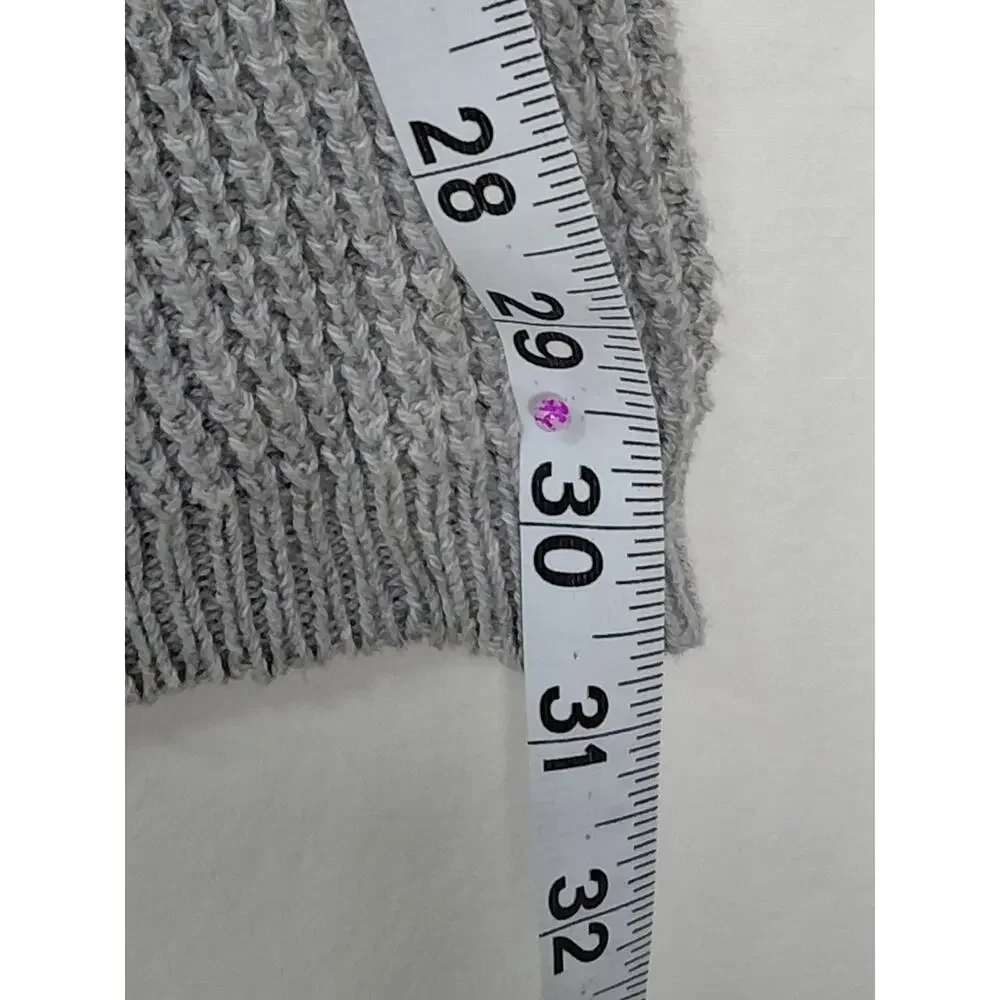 Lane Bryant Gray Pullover Sweater Cowl Neck Women Size 22/24